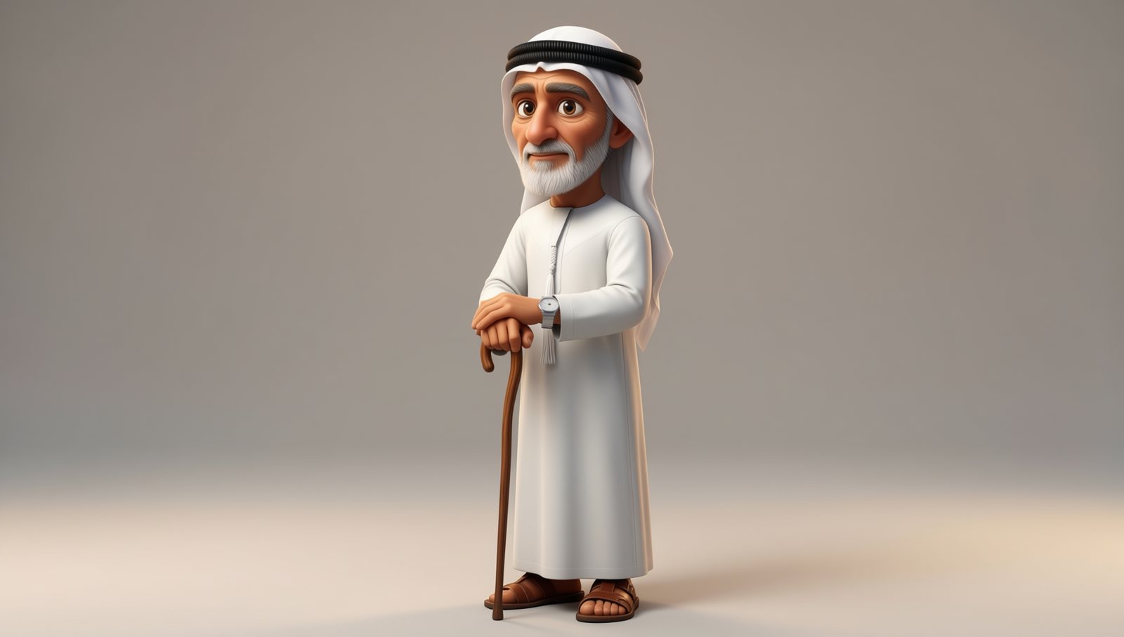 Yaddi, the grandfather, pose sheet, Qwen-Image 2512 + Qwen-Image-Edit 2511, from its own turnaround, take 1